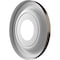Ekena Millwork Traditional PVC Medallion (Canopies up to 5 1/2"), 10"OD x 3 1/2"ID x 1 1/8"P, Metallic Dark Bronze CMP10TRCDB - alternate 3